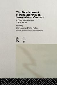 Produktbild: The Development of Accounting in an International Context