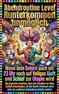 Produktbild: Abendroutine Level Runterkommen unm&ouml;glich: Wenn dein Gehirn auch um 23 Uhr noch auf Vollgas l&auml;uft und Schlaf zur Utopie wird