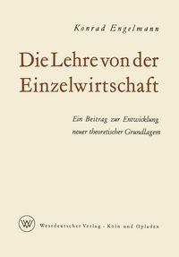 Produktbild: Die Lehre von der Einzelwirtschaft