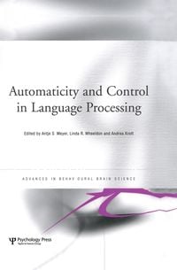 Produktbild: Automaticity and Control in Language Processing