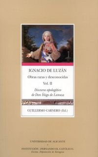 Produktbild: Obras raras y desconocidas : discurso apolog&eacute;tico de Don &Iacute;&ntilde;igo de Lanuza