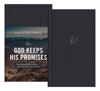 Produktbild: The God Keeps His Promises KJV Study Bible [Slate Leaf]: Understand Bible Prophecy. . .and Find Inspiration for Life