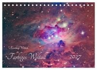 Produktbild: Farbiges Weltall (Tischkalender 2027 DIN A5 quer), CALVENDO Monatskalender