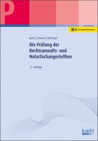 Produktbild: Breit: Pr&uuml;fung der Rechtsanwalts- und Notarfachangestellten