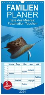Bild vom Artikel Familienplaner 2024 - Tiere des Meeres: Faszination Tauchen mit 5 Spalten (Wandkalender, 21 x 45 cm) CALVENDO vom Autor Calvendo Calvendo