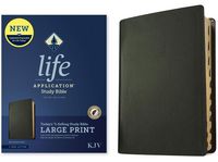 Produktbild: KJV Life Application Study Bible, Third Edition, Large Print (Genuine Leather, Black, Indexed, Red Letter)