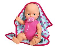 Simba 105030071 - New Born Baby mit Schmusedecke, Babypuppe mit Trink- und Nässfunktion, 30 cm