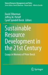 Produktbild: Sustainable Resource Development in the 21st Century
