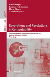 Produktbild: Revolutions and Revelations in Computability