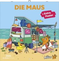 Produktbild: Die Maus 2026 - Brosch&uuml;renkalender 30x30 cm (30x60 ge&ouml;ffnet)
