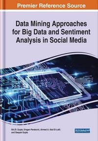 Produktbild: Data Mining Approaches for Big Data and Sentiment Analysis in Social Media