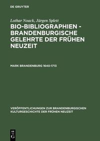 Produktbild: Mark Brandenburg 1640&ndash;1713