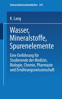 Produktbild: Wasser, Mineralstoffe, Spurenelemente