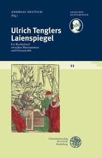 Produktbild: Schriftenreihe des Deutschen Rechtsw&ouml;rterbuchs / Ulrich Tenglers Laienspiegel