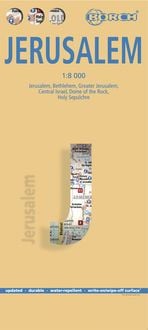 Produktbild: Jerusalem, Borch Map