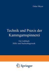 Produktbild: Technik und Praxis der Kammgarnspinnerei