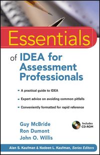 Produktbild: Essentials of Idea for Assessment Professionals