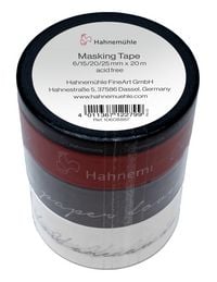 Produktbild: Hahnem&uuml;hle Zubeh&ouml;r Masking-Tape Bundle, 6/15/20/25 mm x 20m