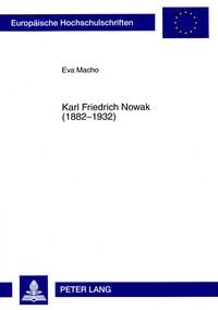 Produktbild: Karl Friedrich Nowak (1882-1932)