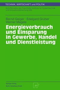 Produktbild: Energieverbrauch und Einsparung in Gewerbe, Handel und Dienstleistung