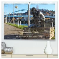 Produktbild: Lahnstein, wo die Lahn in den Rhein flie&szlig;t (hochwertiger Premium Wandkalender 2026 DIN A2 quer), Kunstdruck in Hochglanz