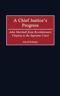 Produktbild: A Chief Justice's Progress