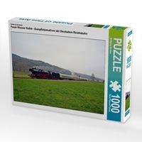 Produktbild: CALVENDO Puzzle Ein Motiv aus dem Kalender Feuer Wasser Kohle - Dampflokomotiven der Deutschen Reichsbahn | 1000 Teile Lege-Gr&ouml;&szlig;e 64x48cm Foto-Puzzle f&uuml;r gl&uuml;ckliche Stunden
