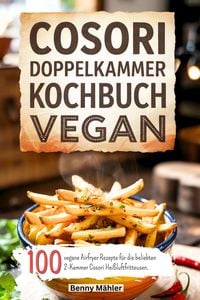 Produktbild: Cosori Doppelkammer Kochbuch Vegan