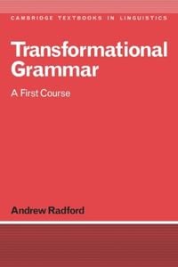 Produktbild: Transformational Grammar