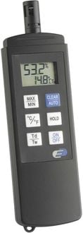 Produktbild: TFA Dostmann Dewpoint Pro Thermo-/Hygrometer Schwarz 31.1028