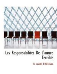Produktbild: Les Responsabilit?'s de L'Ann E Terrible