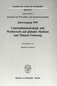 Produktbild: Unternehmensstrategie und Wettbewerb auf globalen M&auml;rkten und Th&uuml;nen-Vorlesung.