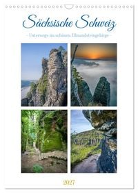Produktbild: S&auml;chsische Schweiz - Unterwegs im sch&ouml;nen Elbsandsteingebirge (Wandkalender 2027 DIN A3 hoch), CALVENDO Monatskalender