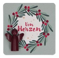 Produktbild: Engelfigur aus Metall - Von Herzen