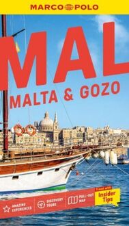 Produktbild: Marco Polo Malta Pocket Guide with Fold-Out Map | includes Gozo, Comino, Valletta and more