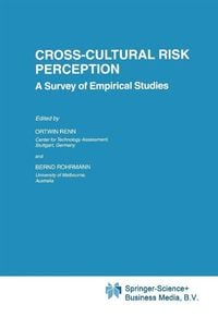 Produktbild: Cross-Cultural Risk Perception