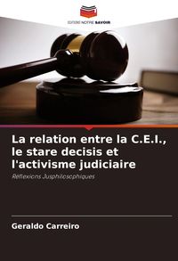 Produktbild: La relation entre la C.E.I., le stare decisis et l'activisme judiciaire