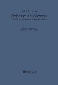 Produktbild: Reichtum der Sprache