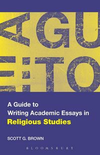 Produktbild: A Guide to Writing Academic Essays in Religious Studies