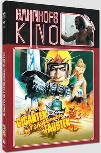 Produktbild: Giganten mit st&auml;hlernen F&auml;usten - Mediabook - Limitiert auf 333 St&uuml;ck - Cover A - Cinestrange Extreme Bahnhofskino Nr. 14 (Blu-ray + DVD)