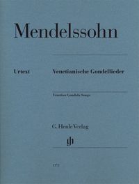 Produktbild: Felix Mendelssohn Bartholdy - Venetianische Gondellieder . f&uuml;r Klavier