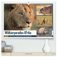 Produktbild: Wildtierparadies Afrika - Eine Foto-Reise durch die Savannen (hochwertiger Premium Wandkalender 2027 DIN A2 quer), Kunstdruck in Hochglanz