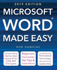 Produktbild: Microsoft Word Made Easy (2019 Edition)