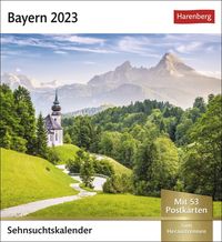 Bild vom Artikel Bayern Sehnsuchtskalender 2023. Eine Rundreise durch ländliche Idylle. 53 Postkarten in einem kleinen Kalender zum Aufstellen oder Aufhängen. Postka vom Autor 