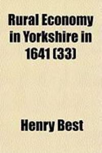 Produktbild: Rural Economy in Yorkshire in 1641 (33)