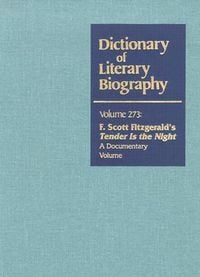 Produktbild: F. Scott Fitzgerald's Tender Is the Night