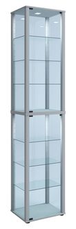 Produktbild: Holz Glas Stand Vitrine Sammelvitrine Kavisa XL
