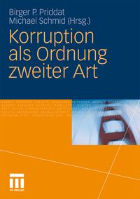 Produktbild: Korruption als Ordnung zweiter Art