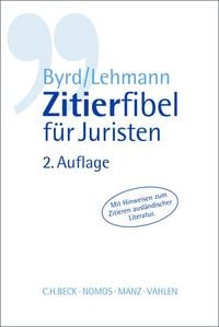 Produktbild: Zitierfibel f&uuml;r Juristen