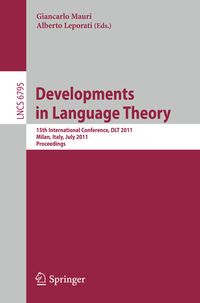 Produktbild: Development in Language Theory